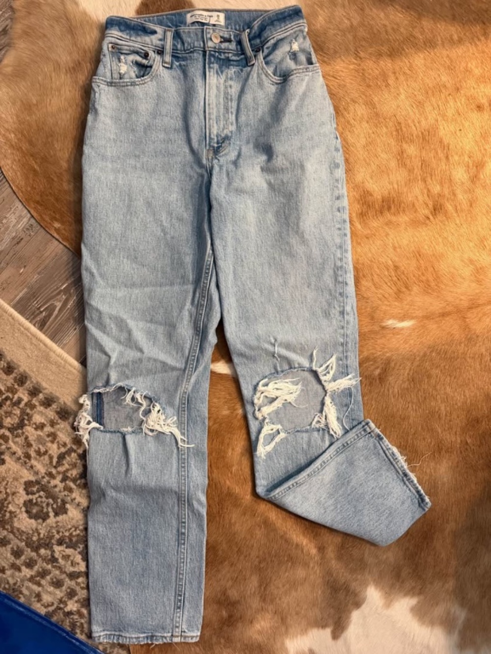 Abercrombie & Fitch 90s Straight Ultra High-Rise